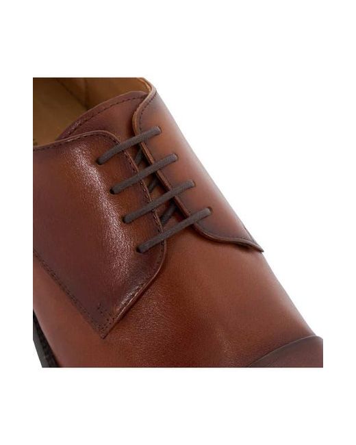 Dune Brown Suffix Flexi Plain Toe Oxford for men