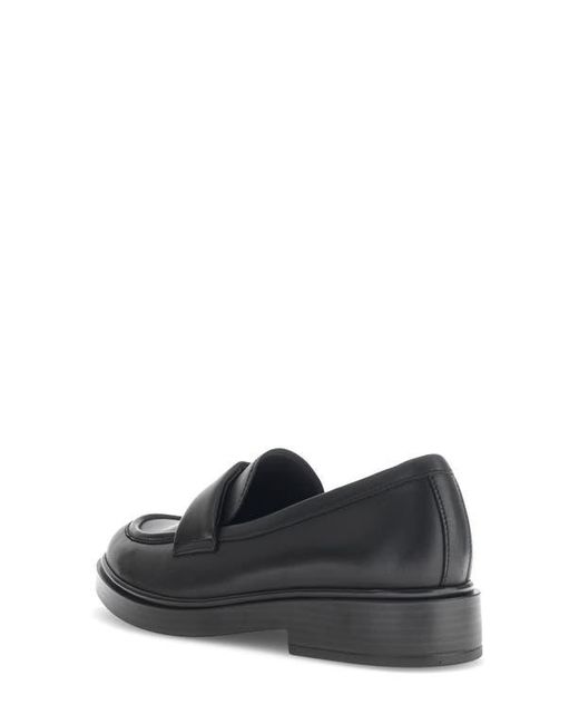 Gabor Black Leather Loafer