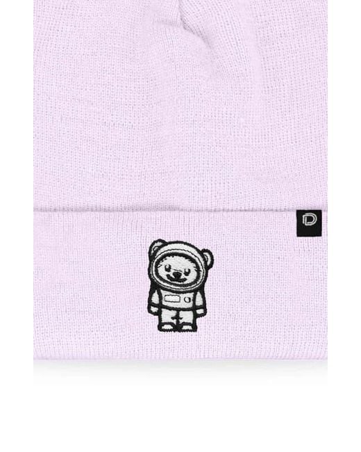 Alix Pink Ice Bear Beanie for men