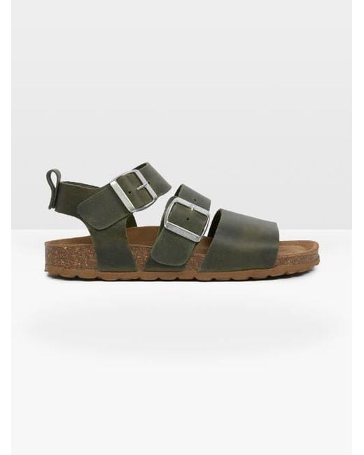 Celtic & Co. Green Triple Strap Sandal