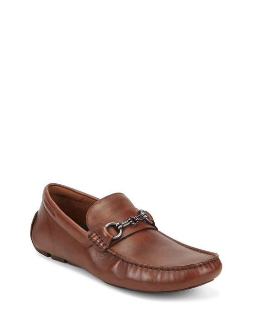 Kenneth Cole Brown Theme Bit Moc Toe Driving Loafer for men