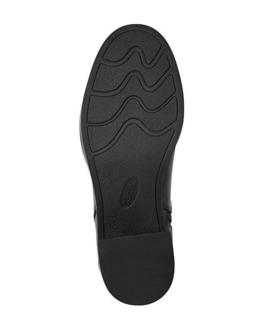 Earth Black Cassi Side Zip Boot