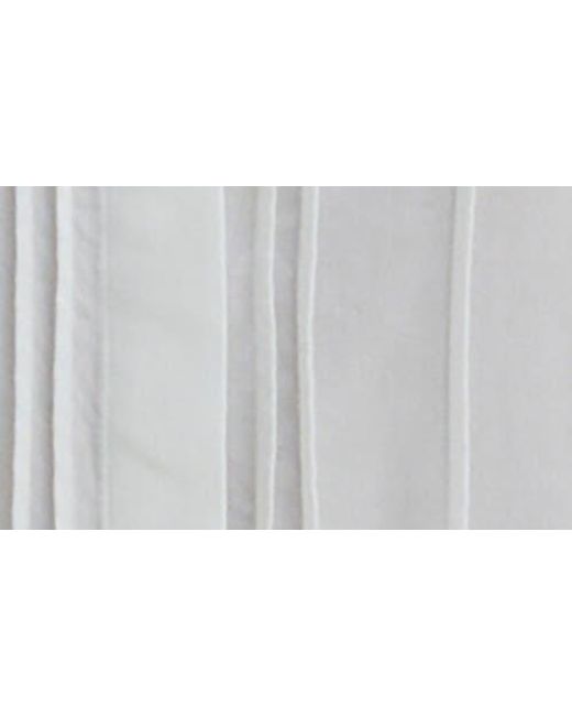 Bella Dahl Gray Pintuck Button-Up Shirt