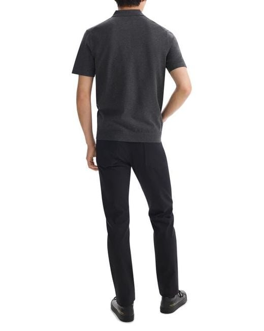 Theory Black Goris Performance Polo for men