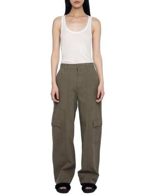Zadig & Voltaire Green Cotton Canvas Cargo Pants