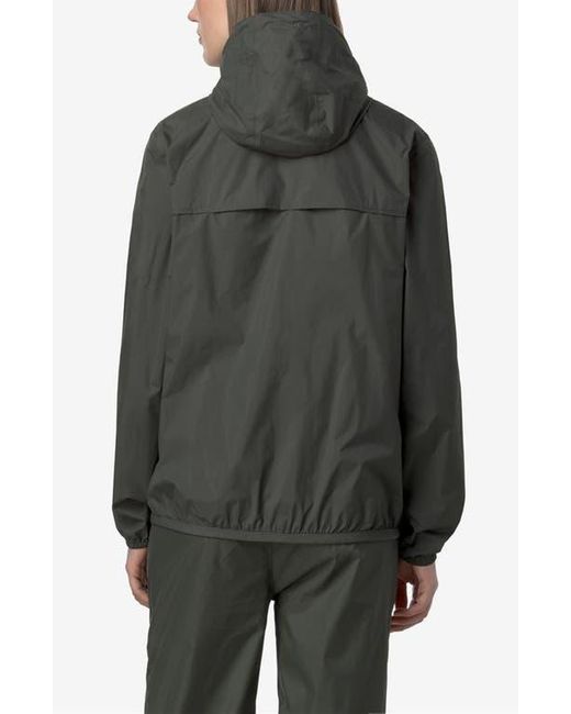 K-Way Gray Le Vrai 4.0 Leon Water Repellent Anorak
