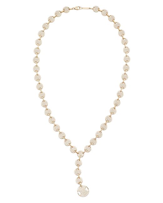 Lana Jewelry Multicolor Mega Diamond Pavé Y-necklace