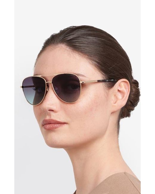 Marc Jacobs Gray 59Mm Gradient Pilot Sunglasses