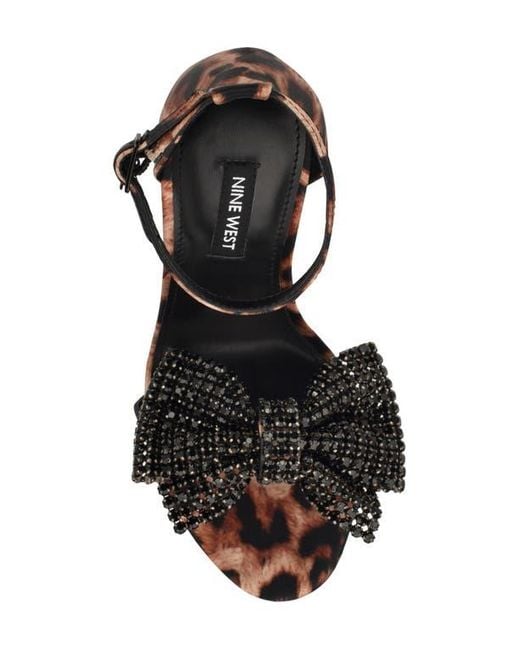 Nine West Black Tansie Ankle Strap Sandal