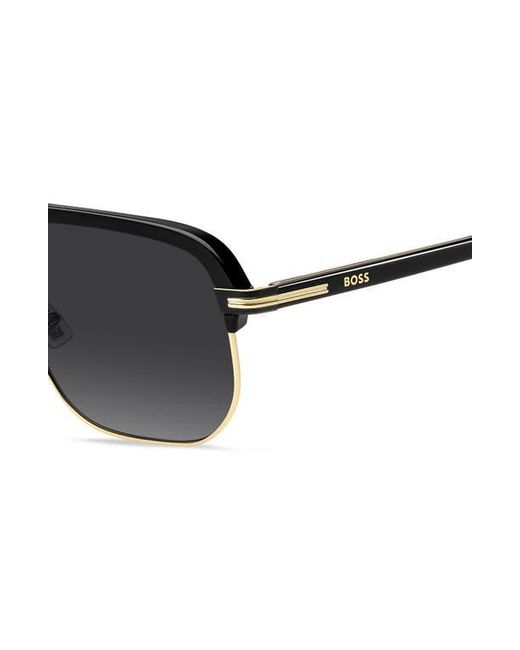Boss Black 59Mm Gradient Square Sunglasses for men