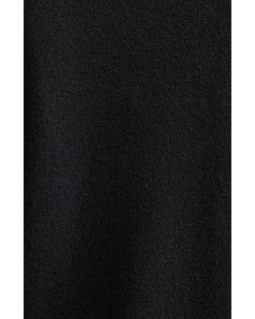 Rabanne Black Layered Look Wool Blend Sweater Dress