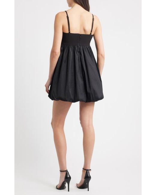 Likely Black Serefina Mixed Media Bubble Minidress
