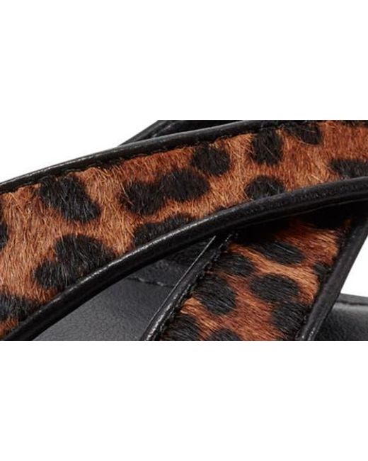 Marc Fisher Black Tracey Kitten Heel Slide Sandal