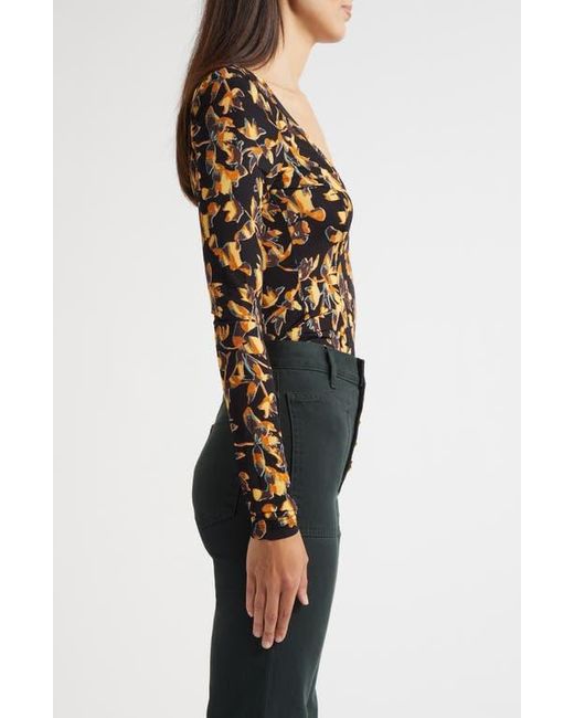 Ulla Johnson Black Aris Long Sleeve Knit Top