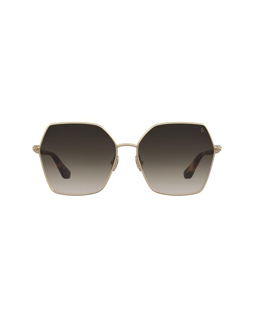 Stuart Weitzman Multicolor 60Mm Gradient Square Sunglasses