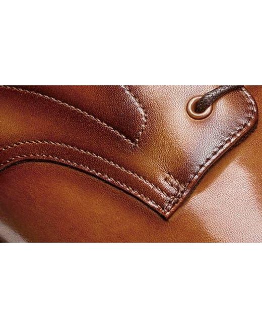 Stacy Adams Brown Henry Cap Toe Boot for men