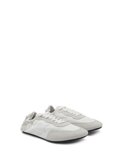 Mango White Leather Sneaker