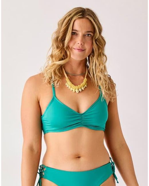 Carve Designs Green Camari Top Dd Cup