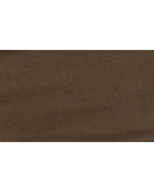Mango Brown Toucan Wrap Halter Top