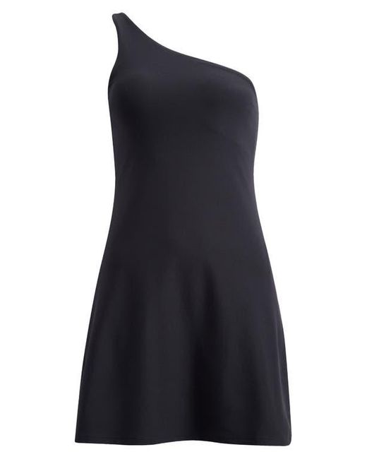 Spanx Black One-Shoulder Dress