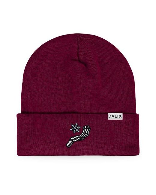 Alix Red Chill Touch Beanie for men