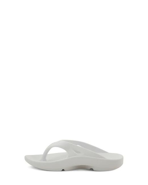 Flexus by Spring Step White Osmar Flip Flop