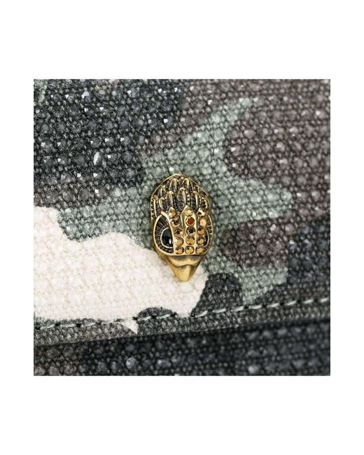 Kurt Geiger Metallic Micro Kensington Faux Leather Crossbody Bag