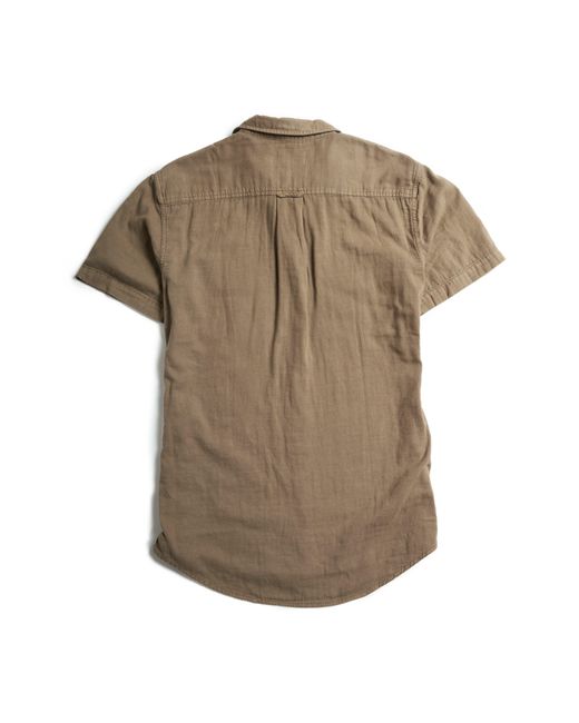 Rowan Multicolor Leeds Cotton Gauze Short Sleeve Button-up Shirt for men