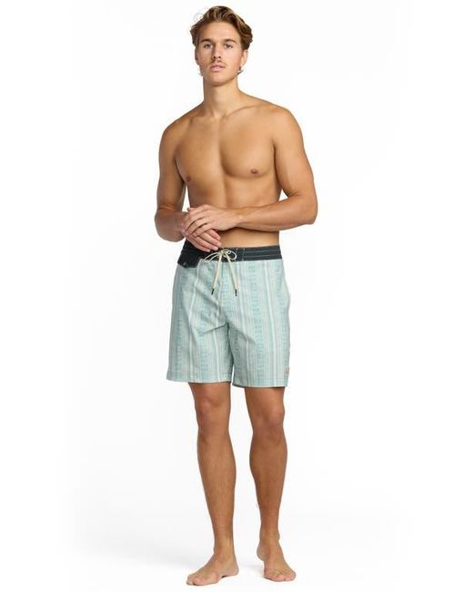 Billabong Blue Riverside Garage Lo Tide Board Shorts for men