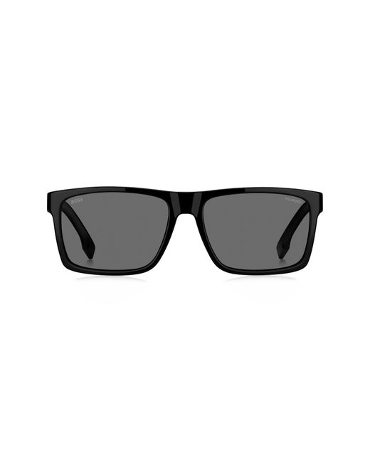 Boss Black 59Mm Polarized Rectangular Sunglasses for men
