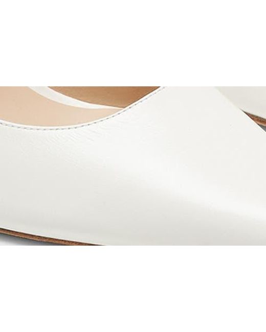 Stuart Weitzman White Stuart Power 85 Pump