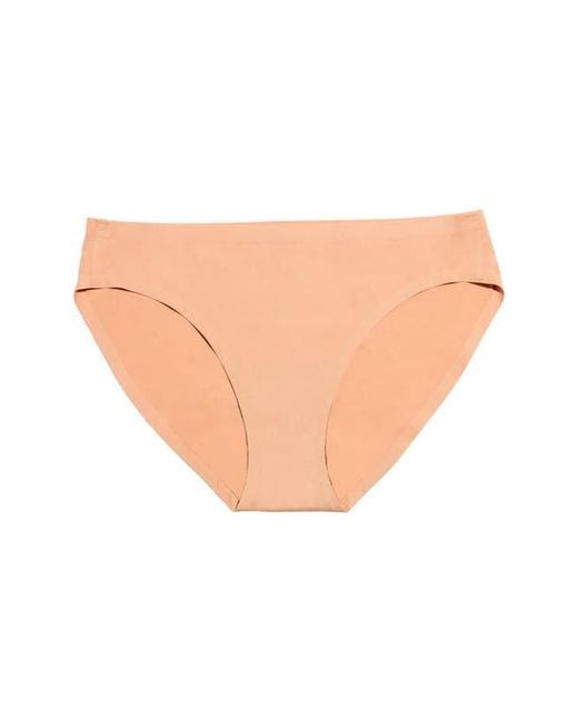 Saalt Orange Seamless Bikini