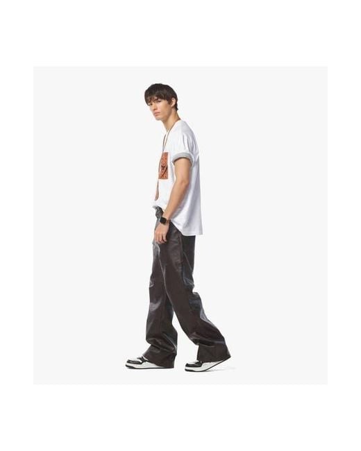 MCM White Monogram Patch Pocket T-Shirt for men