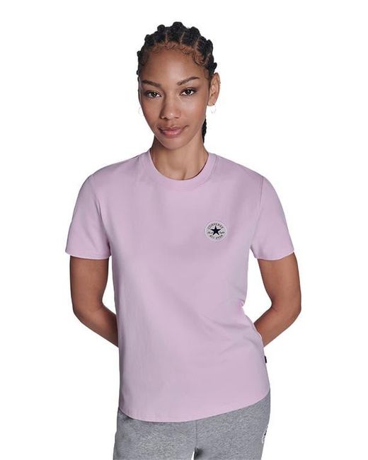 Converse Purple Chuck Taylor Patch T-Shirt