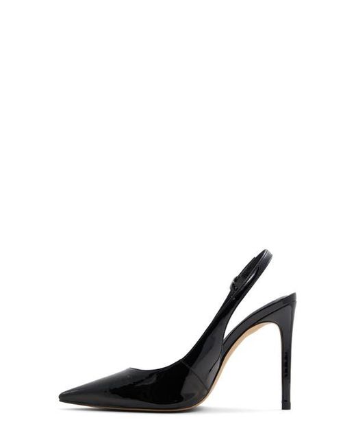 ALDO Black Stessy Slingback Pointed Toe Pump