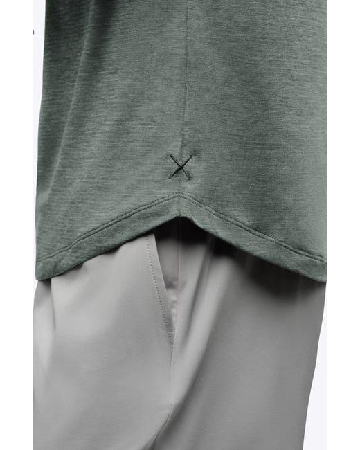 Cuts Green Crossover Polo for men
