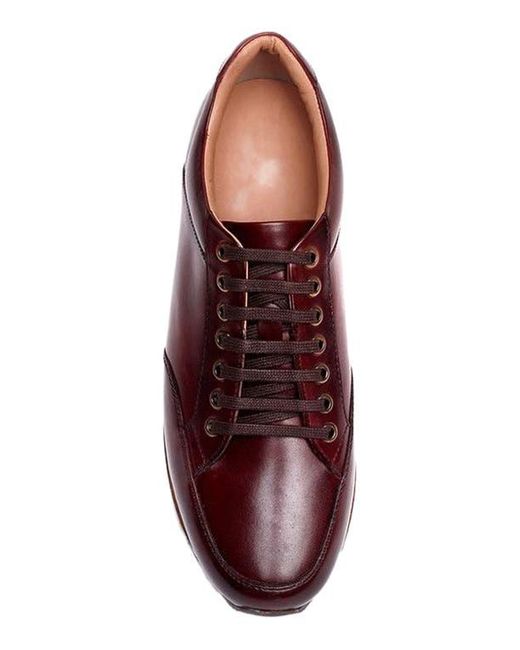 A. Veer Red Brooklyn Sneaker for men