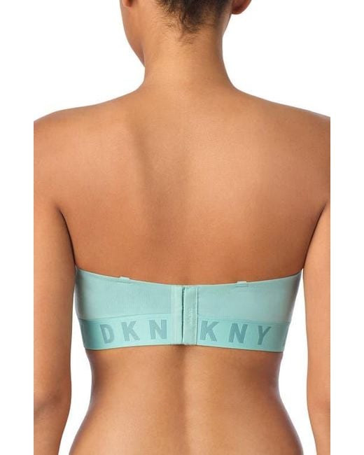DKNY Blue Cozy Removable Strap Wireless Bra