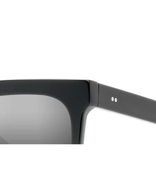 Maui Jim Black Rooftops 54Mm Polarizedplus2 Square Sunglasses