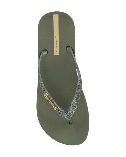 Ipanema Ana Sparkle Kids Flip Flops - Glitter Straps, Contoured Footbed, Eco-Friendly & Vegan - View #5