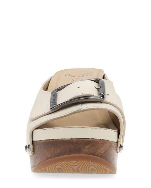 Dansko Multicolor Adeline Platform Wedge Slide Sandal