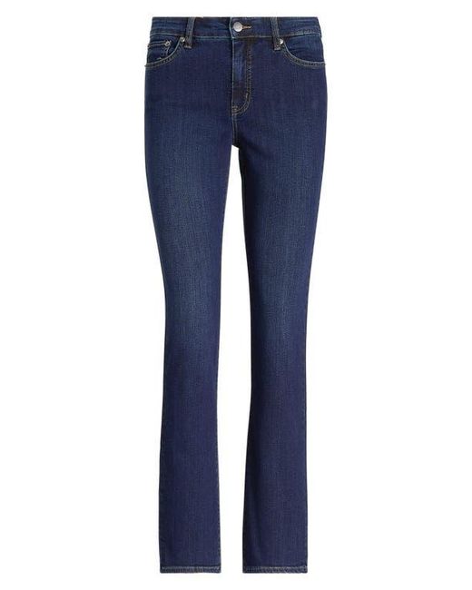 Ralph Lauren Blue Mid Rise Straight Leg Jeans