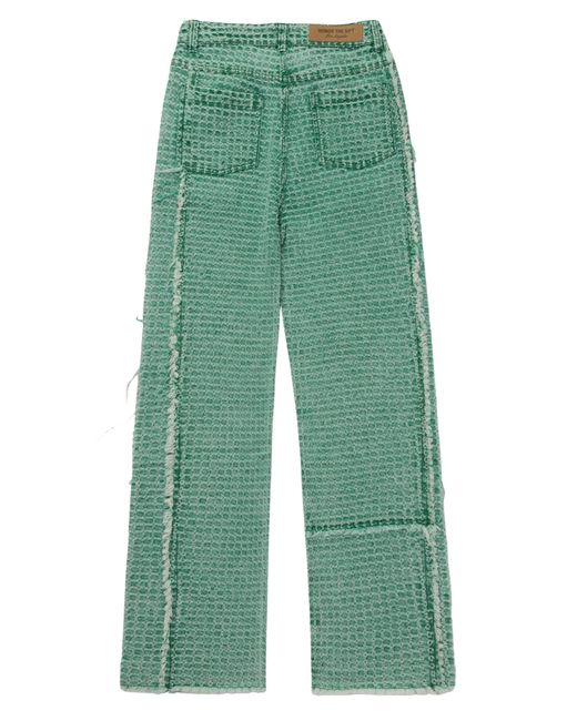Honor The Gift Green Embossed Jeans