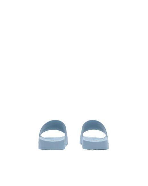 Burberry Blue Logo Slides