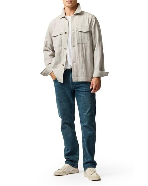 Rodd & Gunn Gray Buckleton Wool Blend Shirt Jacket for men