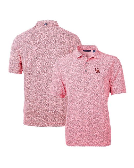 Cutter & Buck Pink Ole Miss Rebels Virtue Eco Pique Botanical Recycled Polo At Nordstrom for men
