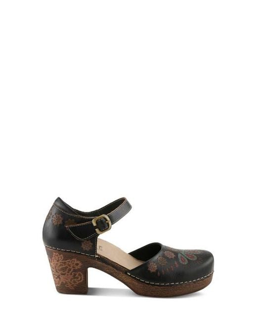 Spring Step Black Bridgitte Clog