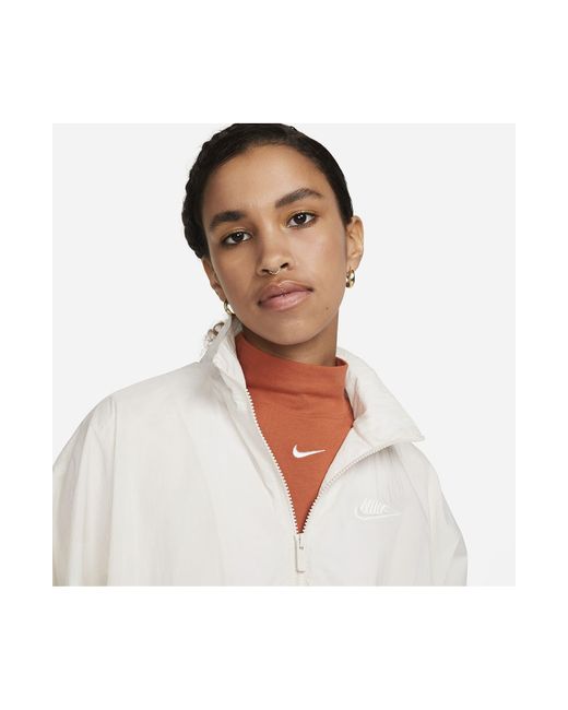 Nike Sportswear Windrunner Jacket in White | Lyst