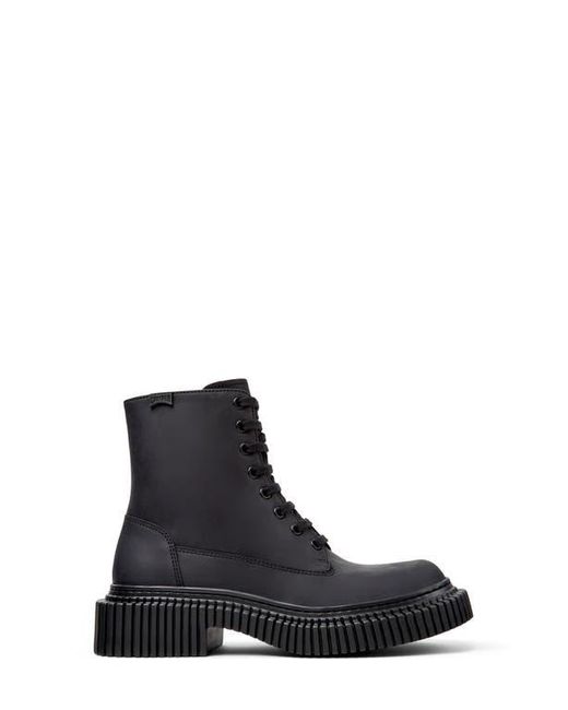 Camper Black Pix Berlin Combat Boot
