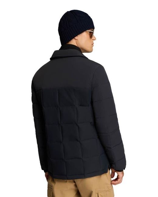 Alpenhaus Black Berdiac Lightweight Transitional Mixed Media Quilted Jacket for men